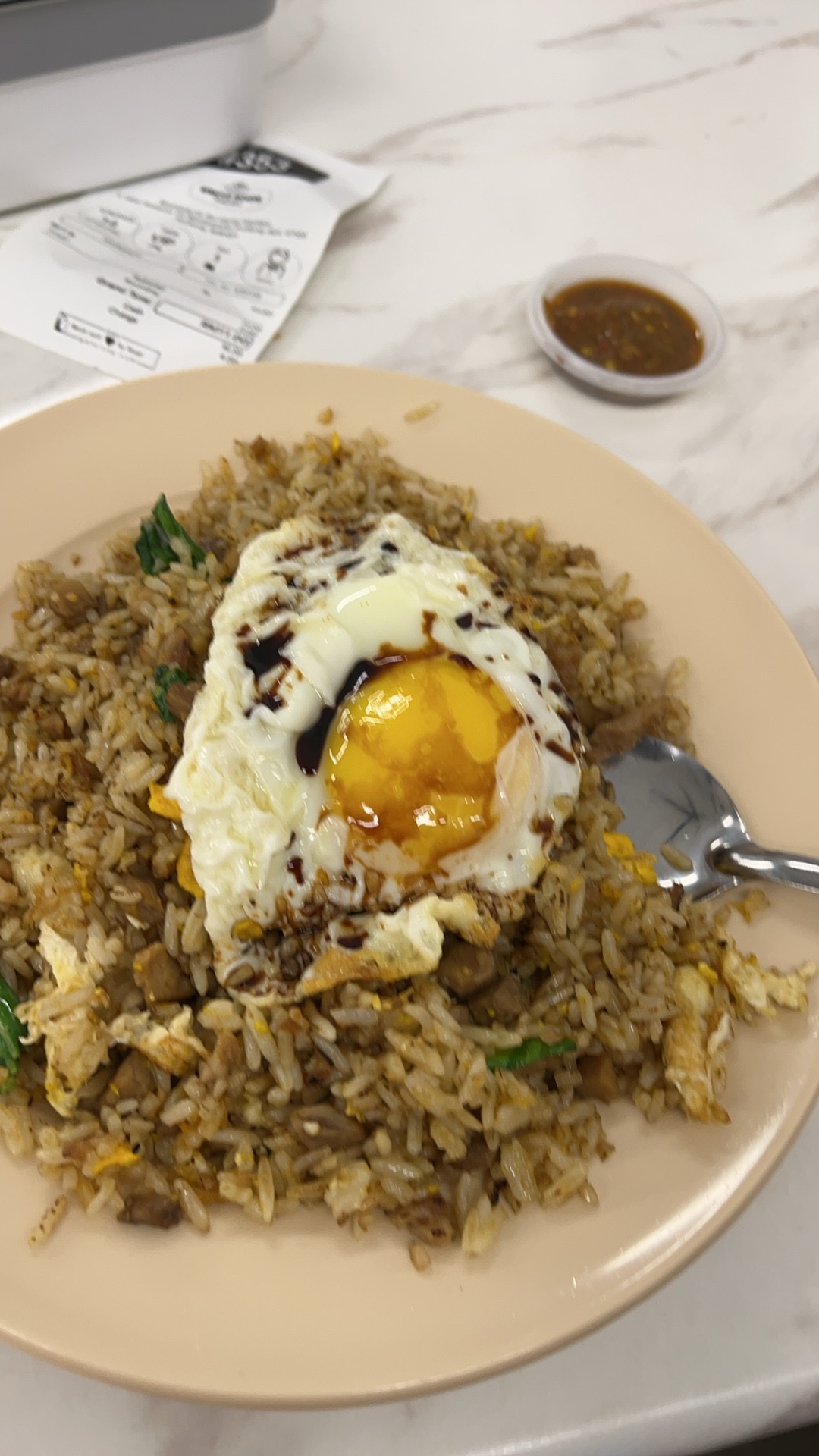 麻辣鸡肉炒饭