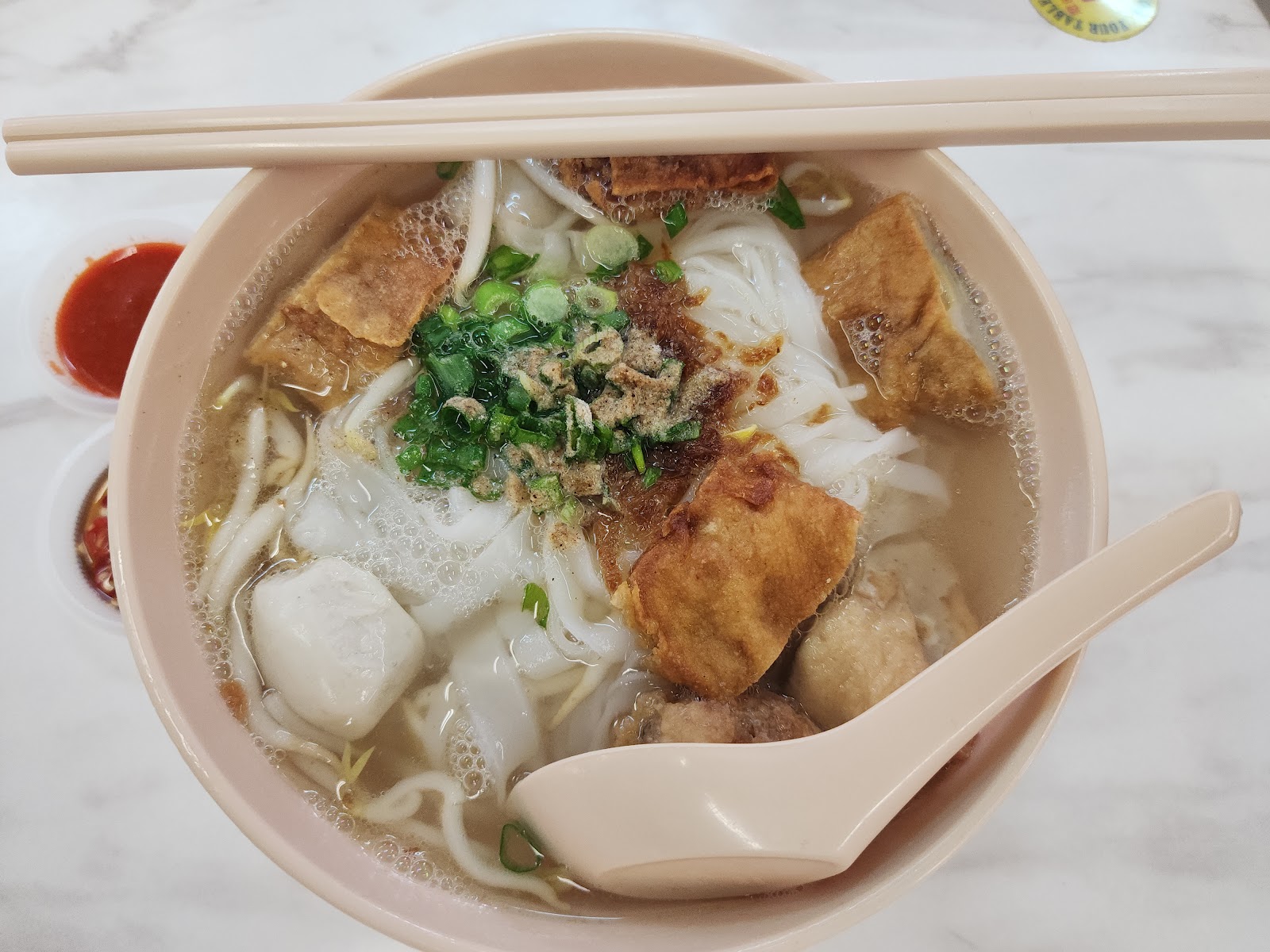 传统板面 Traditional Pan Mee (Dry/Soup)